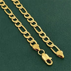 Luxurious 9999 genuine gold 24K men's hollowed out gold necklace, interlocked, personalized men's boutique gold necklace