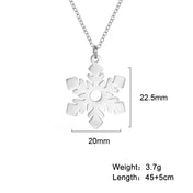 Slim Lightning Stainless Steel Necklace