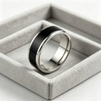 10MM Wide Trendy Stainless Steel Ring For Woman And Man Valentine's Day gift