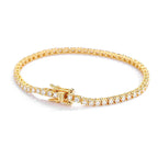 2mm 925 Sterling Silver Moissanite Bracelet 3mm D VVS1 Diamond with GRA for Women Sparkling Wedding Party Fine Jewelry