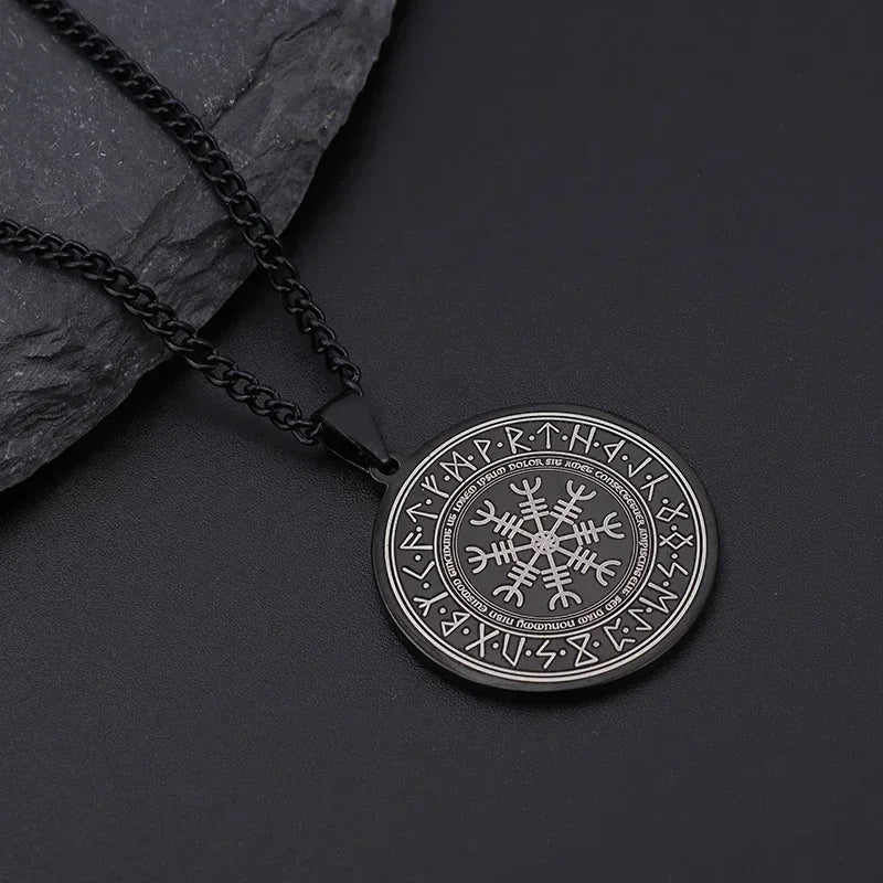 Hebrew Pentagram Star Pendant Necklace — Amulet