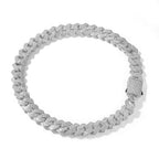 UWIN 20mm Miami Prong Cuban Chain Necklace 3 Rows Micro Pave Iced Out Round Cubic Zirconia Link Fashion Hip Hop Jewelry for Gift