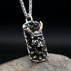 Skull Steel Pendant Vintage Evil 316L Skeleton