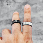 Luxury Tungsten Carbide Men Rings Viking Characters Ring The North Man Punk Rock for Rider Biker Male Boyfriend Jewelry Gift