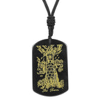 Tarot Black Pendant Necklace