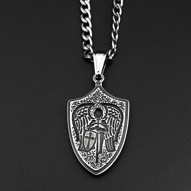 Vintage Saint Michael Gold Necklace