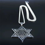 Star of David Solomon Necklace — Stainless Steel
