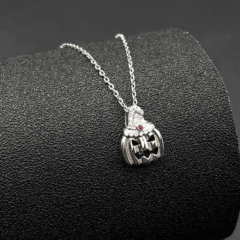 925 Silver Pumpkin Witch Hat Pendant — SS