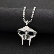 MF DOOM Skull Mask Pendant — 316L Stainless Steel