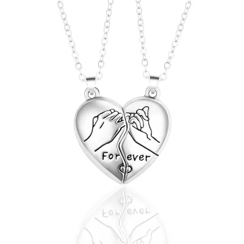 Magnetic Heart Pendant Necklace