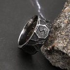 Nordic Viking Rune Ring — Stainless Steel