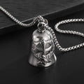 Cross Moto Bell Steel Pendant European American