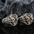 Gothic Skull Ring — 925 Silver