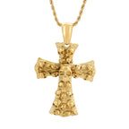 Evil Cross Ghost Skull Pendant Necklace — Stainless