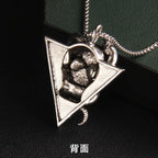 Skull Steel Pendant European American Snake Wrapped