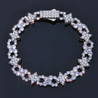 Star Iced Out Bracelet Stainless Steel