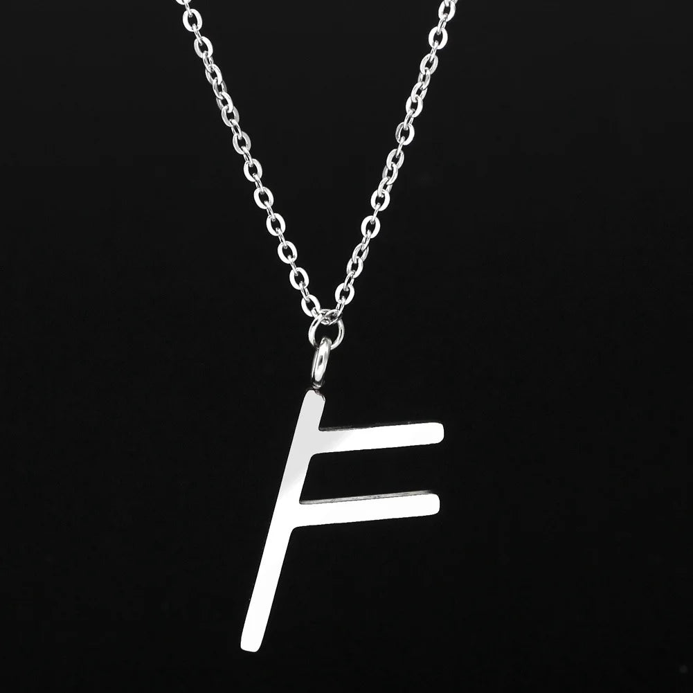 Viking Rune Layering Necklace — Minimal