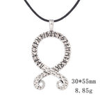 LIKGREAT Nordic Octopus Squid Pendant Viking Runes Troll Cross Necklace Swedish Folklore Protection Amulet Jewelry
