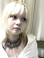 2025 New Punk Necklace Silver Color Metal Unisex Skeleton Spike Stainless Steel Ins Cool Neck Accessaries for Women Men