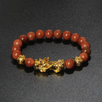 Color-Changing Natural Stone Pi Xiu Beaded Bracelet