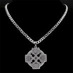 Gothic Celtic Cross Pendant — Stainless