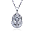 Iced Out Pharaoh Pendant — 925 Silver