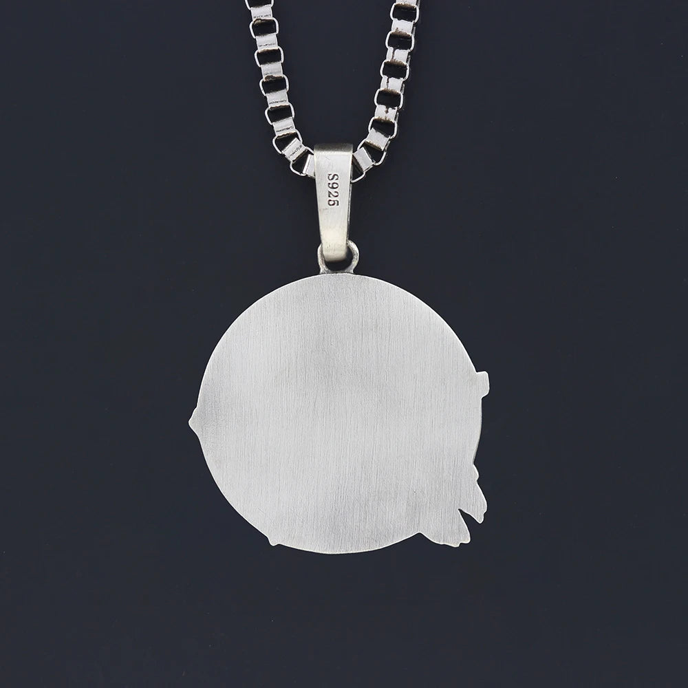 Owl Mascot Pendant — 925 Silver