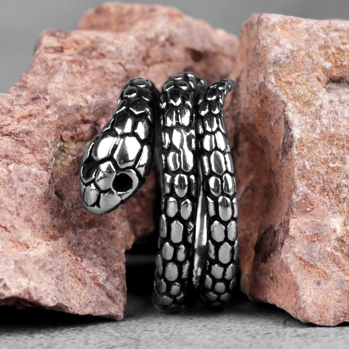 Snake Animal Ring — Stainless Steel