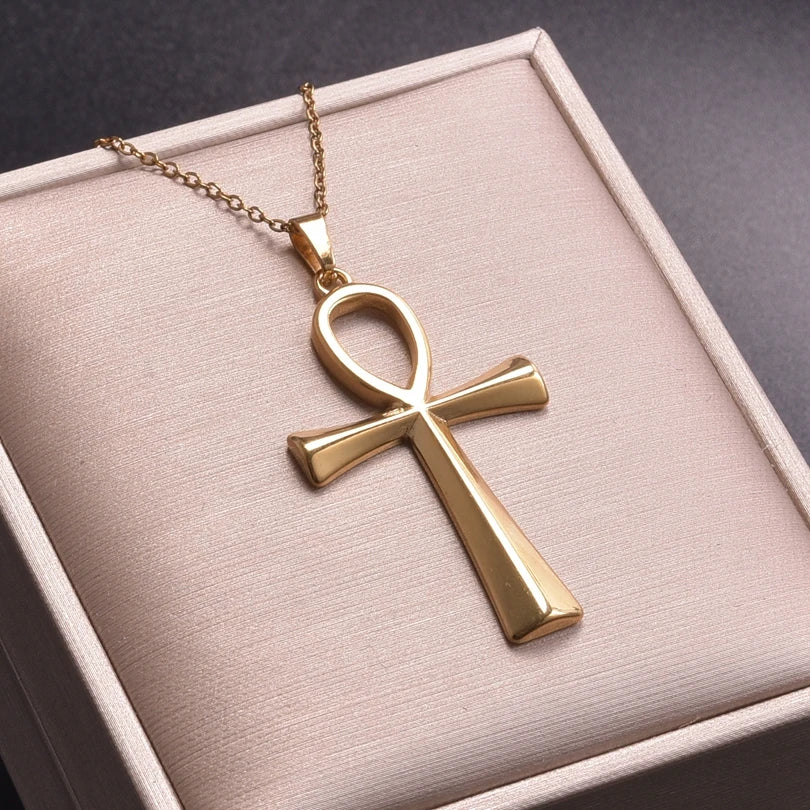 Long Chain Around Neck Necklaces For Women Men Accessories Stainless Steel Pendant Necklace Tree Of Life Charm Male Jewelry Gift