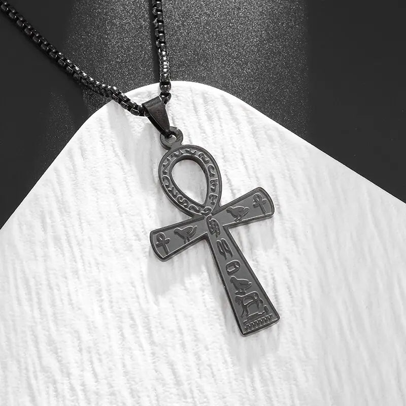 Anubis Stainless Steel Pendant Necklace