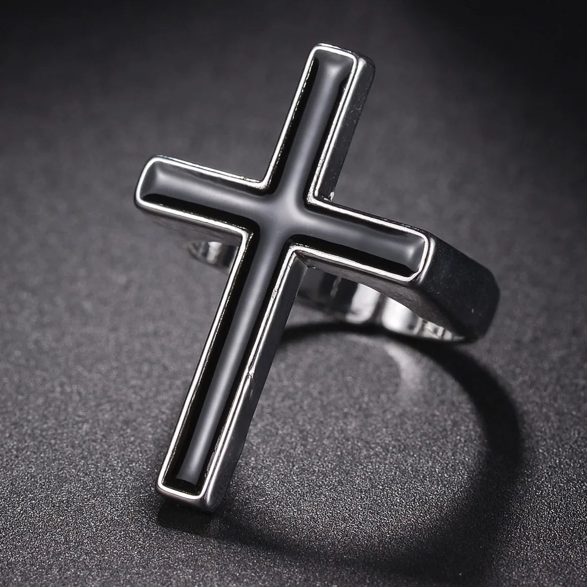 Vintage Cross Gold Ring