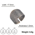My Shape Vintage Solomon Rings Seal of The 7 Archangels Rings for Men Bronze Copper Ring Viking Rune Finger Ring Amulet Jewelry