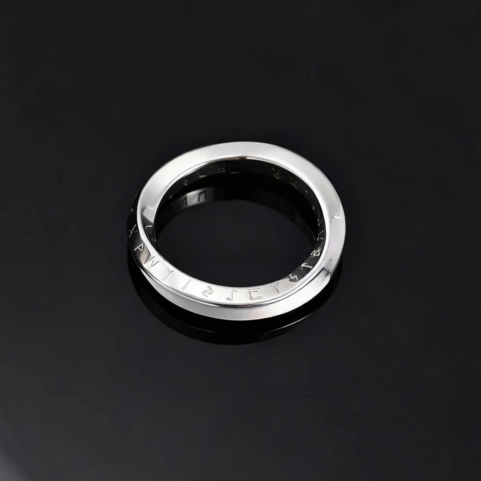 Vintage Rune Stainless Steel Ring