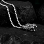 Punk Bull Buffalo Skull Pendant Necklace For Cool Men Women Stainless Steel Long Chain Necklace Party Gift Hip Hop Jewelry