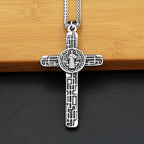 Jesus Cross Pendant — Stainless Steel