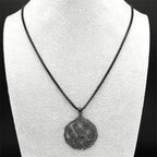 Tree Of Life Steel Pendant Gothic Crow Bird Raven