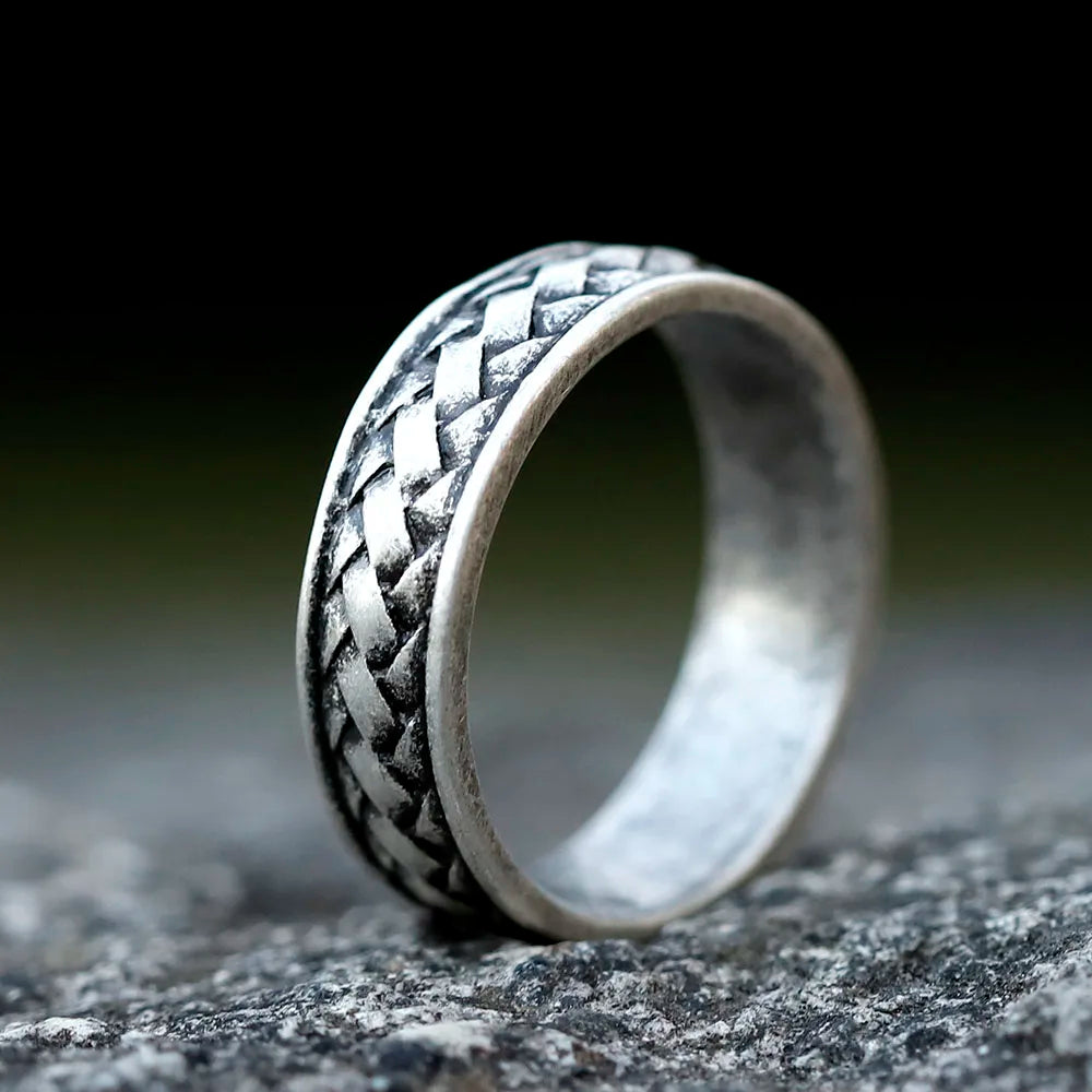 Simple Viking Ring for Men — 316L Stainless Steel