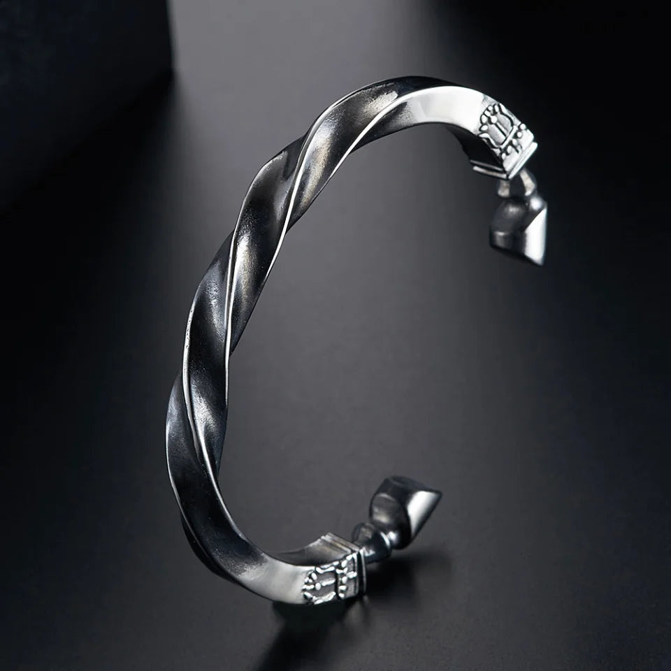 War Horse Hoof Cuff Bangle — 316L Stainless Steel
