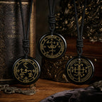 Archangel Black Pendant Necklace