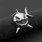 Shark Steel Pendant European American Evil
