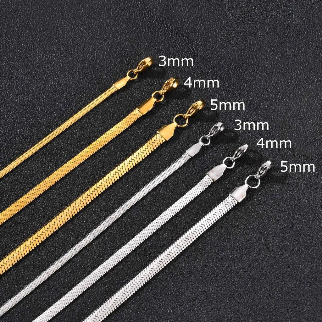 Vnox Geometric Square Natural Stone Pendant Necklace for Men, Gold Silver Color Stainless Steel Blade Chain, Trendy