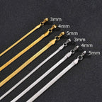 Vnox Geometric Square Natural Stone Pendant Necklace for Men, Gold Silver Color Stainless Steel Blade Chain, Trendy