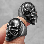 Gothic Statement Ring — Stainless Steel