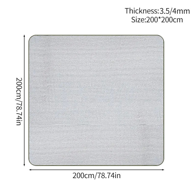 Waterproof Foam Foil Camping Mat EVA Aluminum Insulation Moisture-proof Picnic Pad Portable Beach Tent Floor Camping