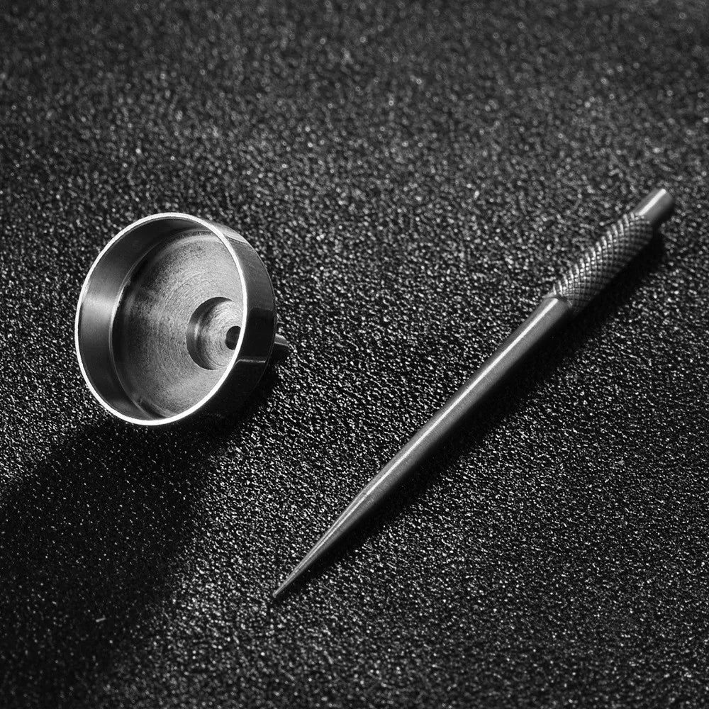 Cylinder Memorial Urn Pendant — Stainless Steel