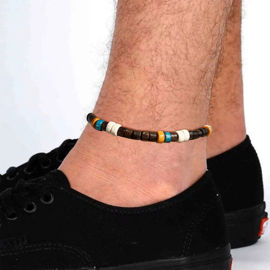 Black Braided Rope Anklet Bracelet
