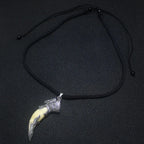 Punk Fashion Brave Men Wolf Gog Teeth Spike Pendant Necklace Women Men Lucky Jewelry Classic Fang Tooth Amulet Pendant Necklace