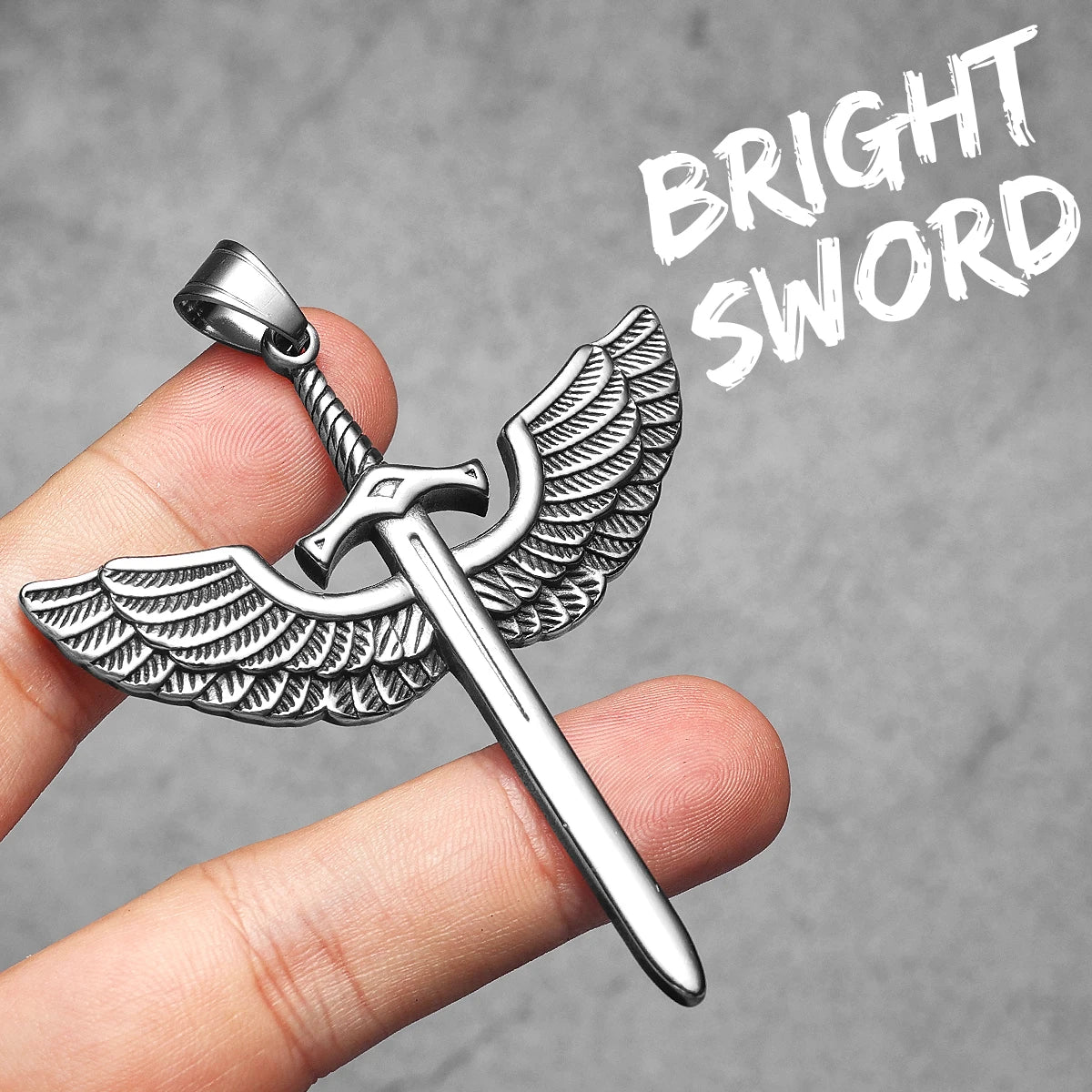 Sword Stainless Steel Pendant Necklace