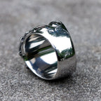 Gothic Motorcycle Skull Ring — 316L Stainless Steel