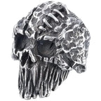 Men Vintage Hip Hop Rings Biker Party Halloween Jewelry Gift New Men Gothic Punk Stainless Steel Skeleton Horror Skull